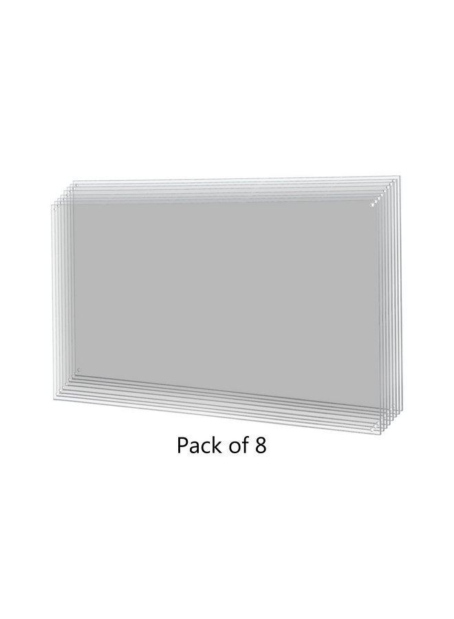 Marketing Holders 8 Pack Pet Cage Liner with Zip Ties Pet Rabbit Habitat Guinea Pig Cage 8" x 12" Flexible Plastic Side Protection Urine Guard Panels by Marketing Holders - Image 3
