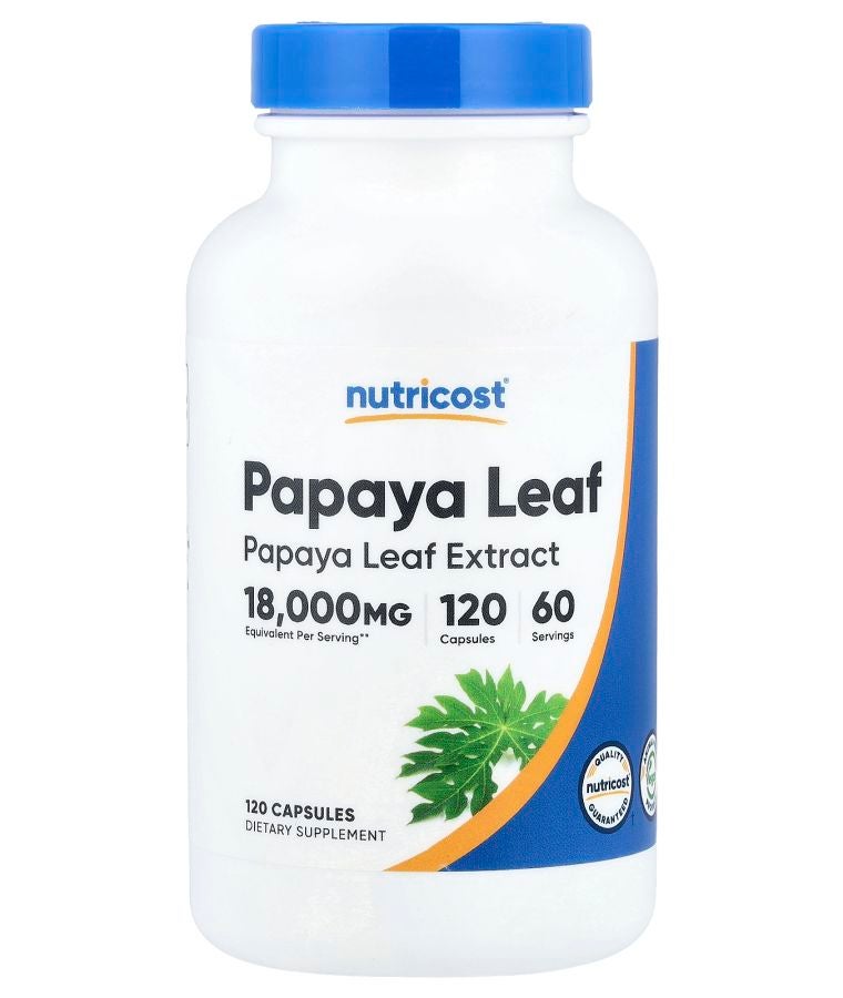 Papaya Leaf 120 Capsules (600 mg per Capsule)