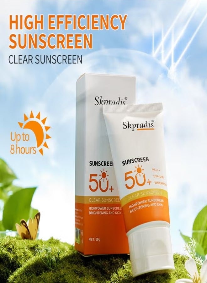 سكابراديس سكبراديس الأصلي SPF50+ جاف، غير دهني، مضاد للماء ورطب مستحضر شمسي 50 مل - Image 3