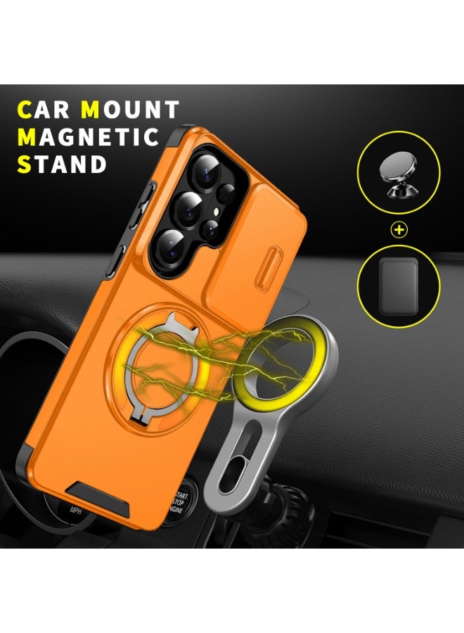 Compatible with Samsung Galaxy S26 Ultra Case with Stand, Heavy Duty Shockproof Phone Case for Samsung S26 Ultra with Camera Cover - Image 5