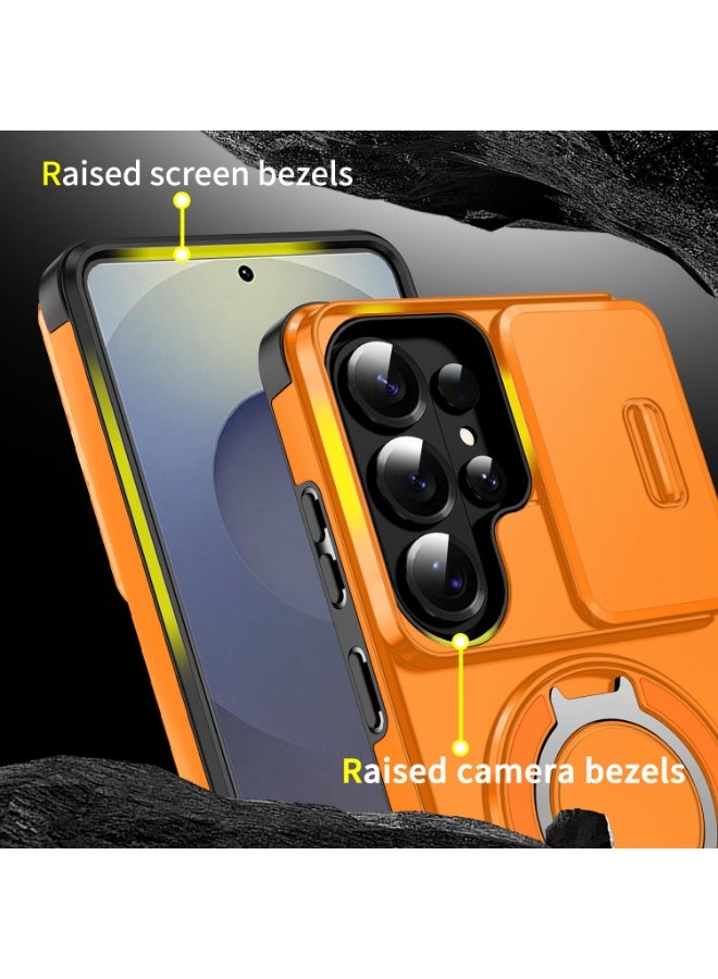 Compatible with Samsung Galaxy S26 Ultra Case with Stand, Heavy Duty Shockproof Phone Case for Samsung S26 Ultra with Camera Cover - Image 3