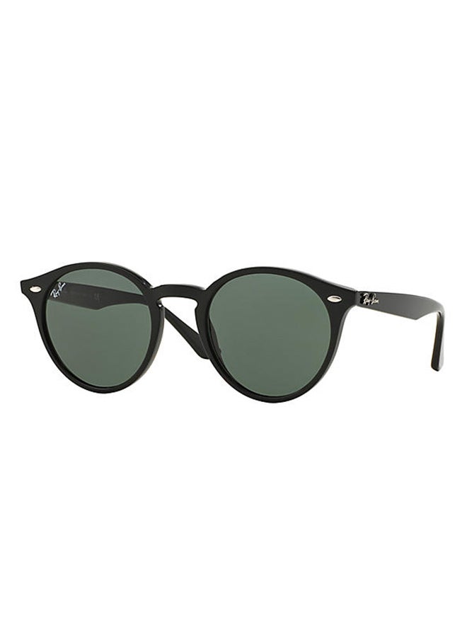 Ray-Ban Unisex Round Sunglasses - RB2180 - Lens Size: 49 mm - Black - Image 1