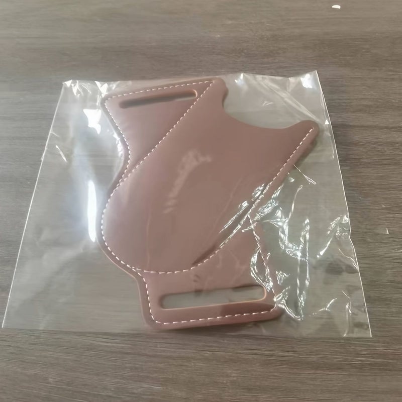 Brown And Black Tactical EDC Pocket Folding Tool Sheath Pouch Right Side Carry Open Top Business Casual Style Solid Color With Exposed Stitching - Image 5