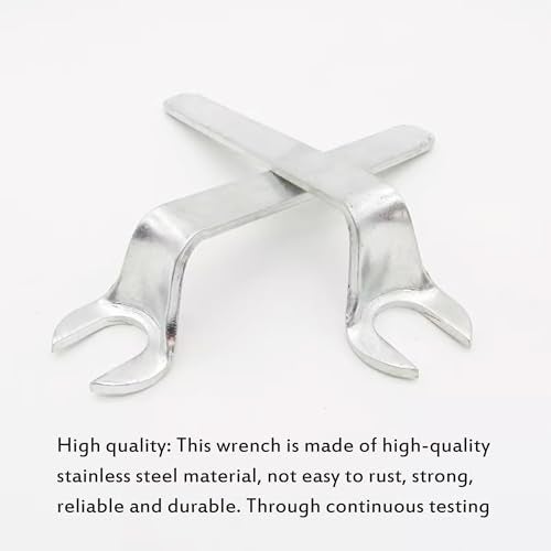 Szuenh Universal Fire Sprinkler Heads Wrench,fits for 1/2 ""semi Embedded/Concealed/Exposed Sprinkler Wrench, sprinkler head wrench 1 pack, Silvery - Image 2