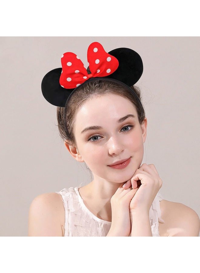 Suyegirl 20Pcs Women's Fabric Covered Satin Headbands 1CM Wide Black Ribbon Head Bands Girl's Black Headband Thin Hard Hairbands DIY Hair Pieces Accessories - Image 4