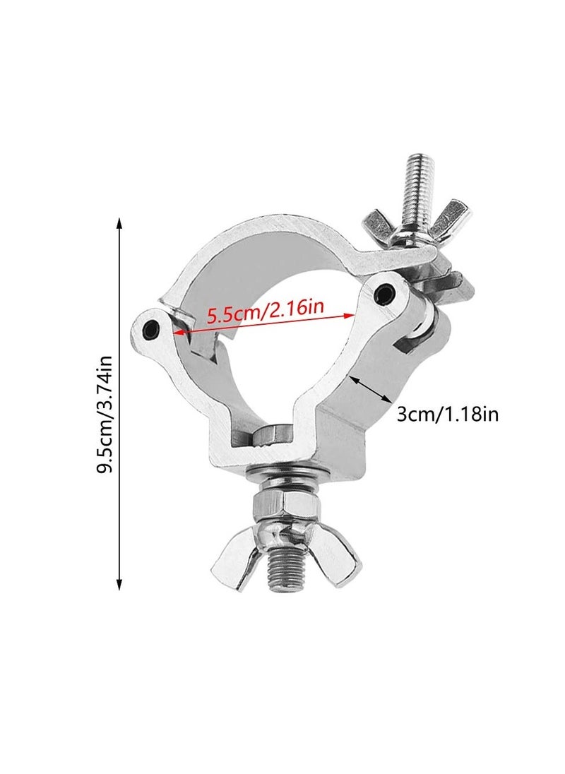 2Pcs Aluminum Alloy Truss Clamp, O Truss Clamp for Stage Light Clamp Moving Head Light Spotlight, Stage Lighting Accessories 48-51mm DJ Truss - Image 3