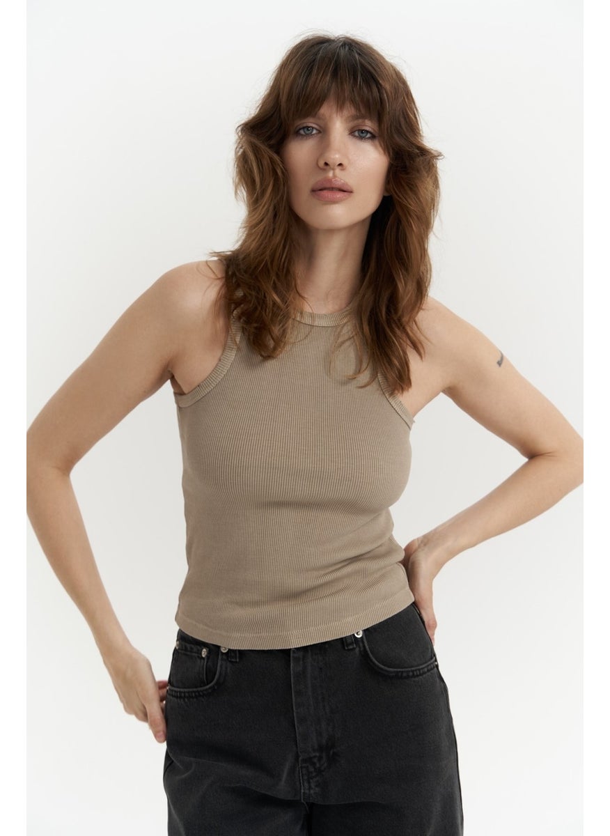 Bone Khaki Washed Ribbed Crop - pzsku/Z88DE6266C542FE8BAB07Z/45/_/1741093501/f51a5605-87c7-483a-9aa2-533ea16cae44