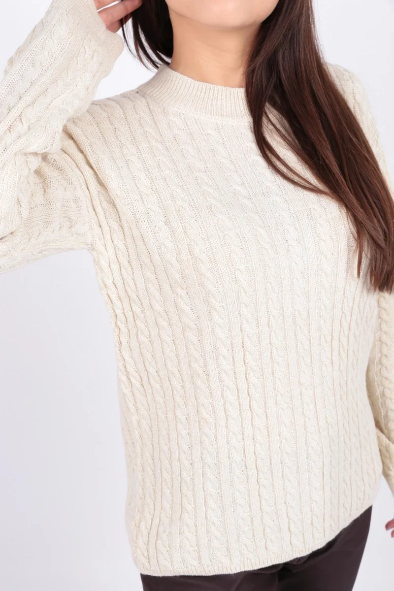 Fashion Friends 24K0264K1 Women's Glitter Sweater
