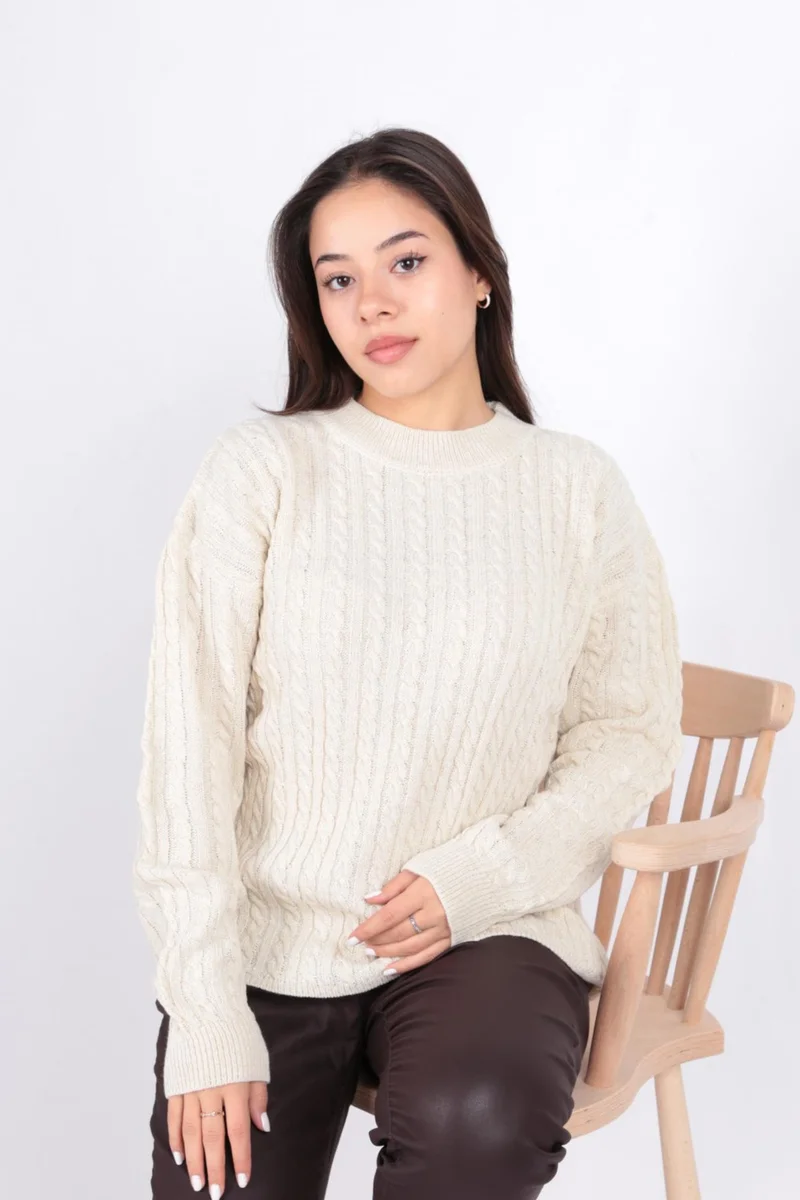 Fashion Friends 24K0264K1 Women's Glitter Sweater