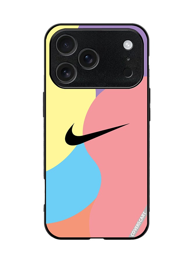 COVERSCART Protective Case Cover For Apple iPhone 17 Pro Nike Logo Colourful Design Multicolour