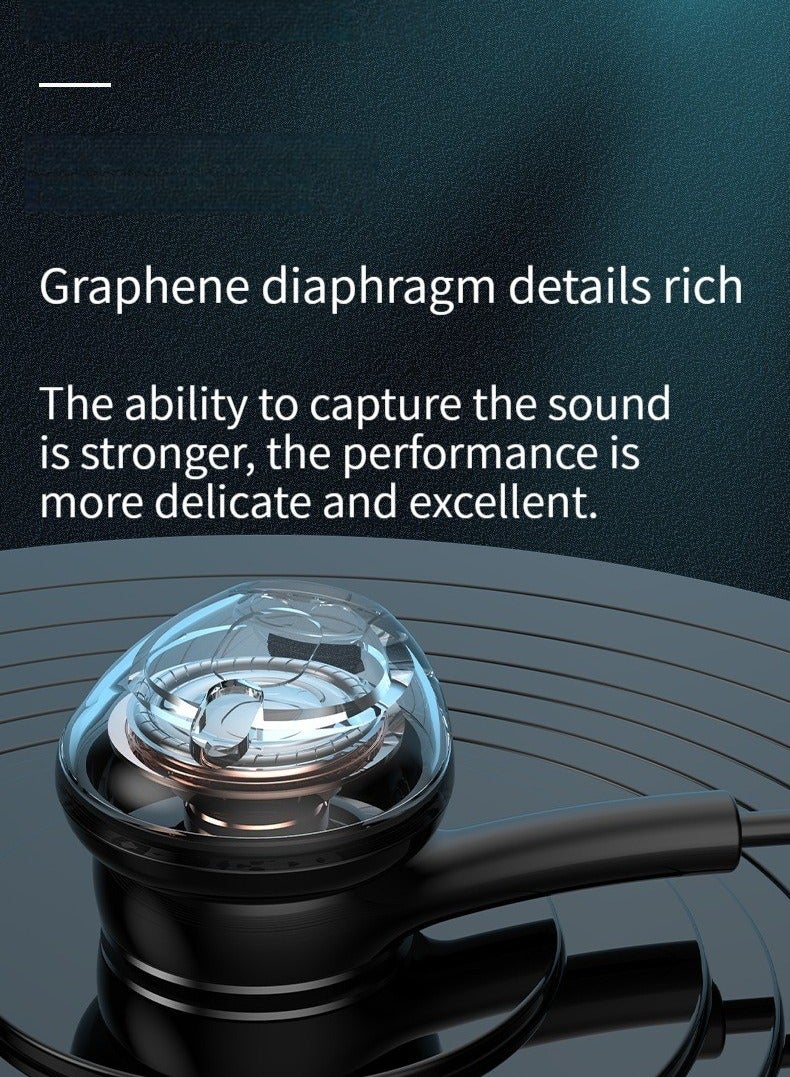 Wireless Bluetooth headset neck-mounted binaural high-quality headphones (red)  - Image 3