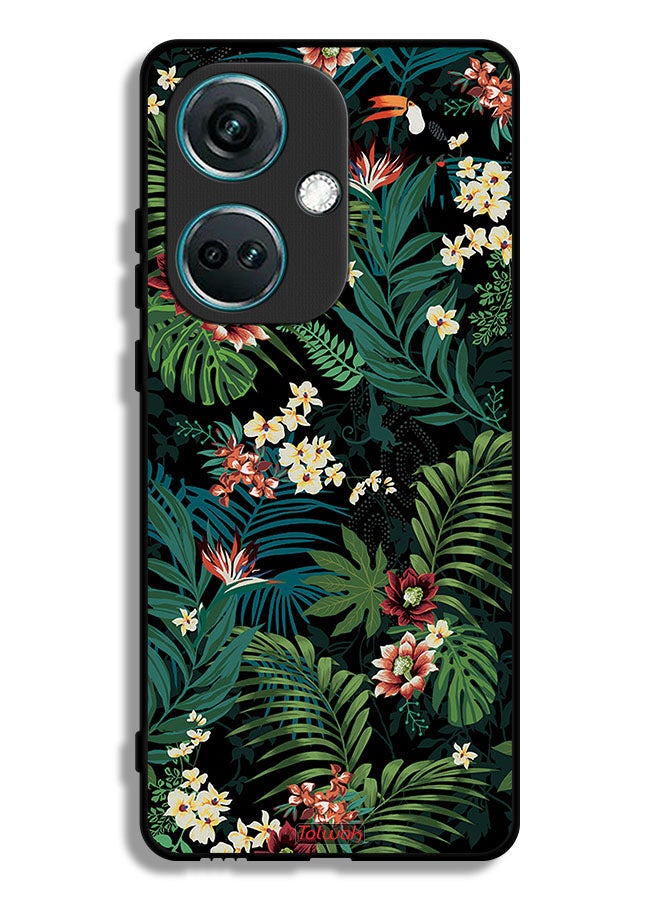 Tolwak OnePlus Nord CE3 Protective Case Cover Tropical Leaves - Image 1