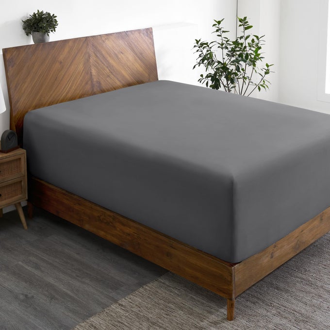 FULL EXTRA LONG FITTED SHEET EXTRA DEEP POCKET FITTED SHEET PREMIUM 1800 MICROFIBER ULTRASOFT WRINKLE FREE FULL XL DEEP POCKET BOTTOM SHEETS FULL XL 11 TO 22 POCKET GREY