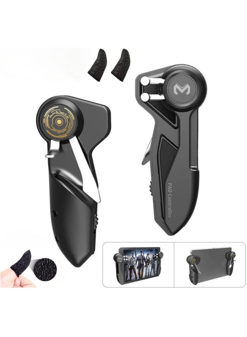 PUBG Controller for Tablet,Six Finger Game Joystick Trigger Handle,L1R1 Shooter Aim on Gamepad Controller for iPad Tablet PUBG,Support 10-12.9 inch iPad and Tablet - Image 1