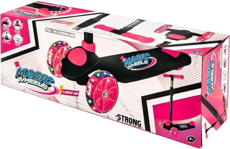 Scooter  Magic Wheels Lighted 3 Wheel Twist Kids
