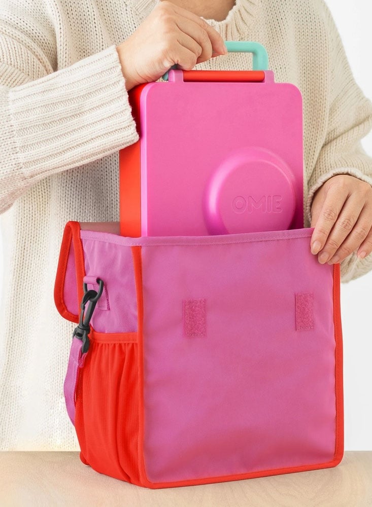 OmieTote Lunch Bag-Pink - Image 5
