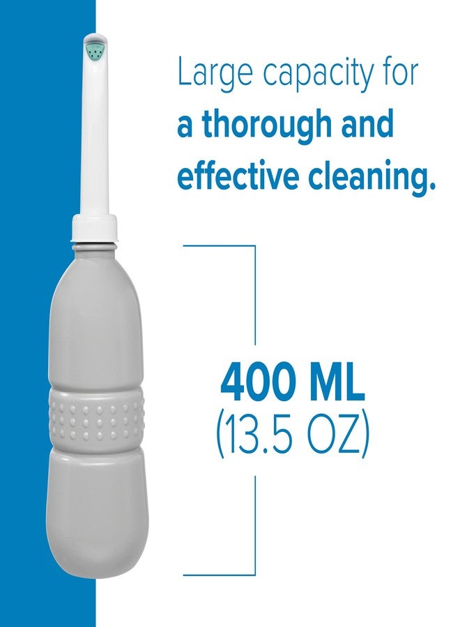 Brondell GoSpa Essential Portable Bidet for Everyday Use, Camping, Hiking, and Outdoor Activities, Compact and Discreet, Includes Travel Bag, 400ml, Fog - Image 3