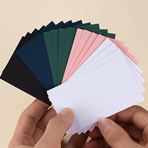 Topeen 100 Pack Thick Paper Cardstock Blank Heavy Cards Stock for Invitations, Greeting Cards Making, Postcards, Photos, 250GSM Thick Paper (White, 3x5 inches) - Image 4