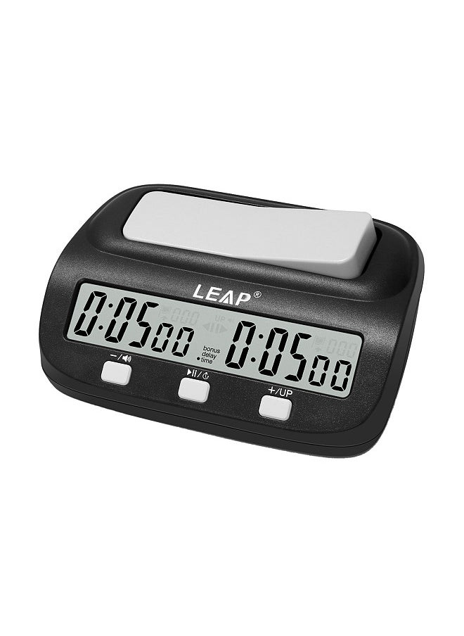 LEAP Chess Clock Digital Chess Timer Professional Chess Clock Timer with Time Bonus and Delay Features  - Image 1