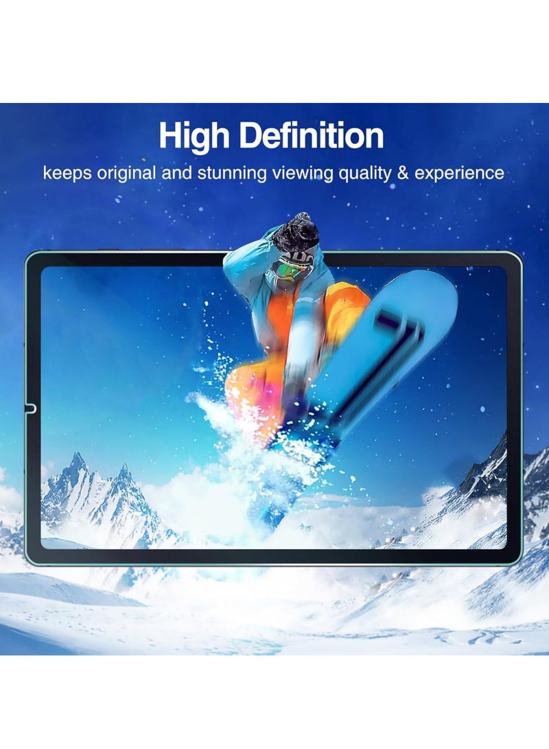 Rock Pow Screen Protector for Galaxy Tab S6 Lite 10.4 Inch 2024/2022/2020(SM-P620/P625/P613/P619/P615/P610) HD Clear 9H Hardness Tempered Glass Screen Saver Film Guard for Galaxy Tab S6 Lite 2 Pack  - Image 4
