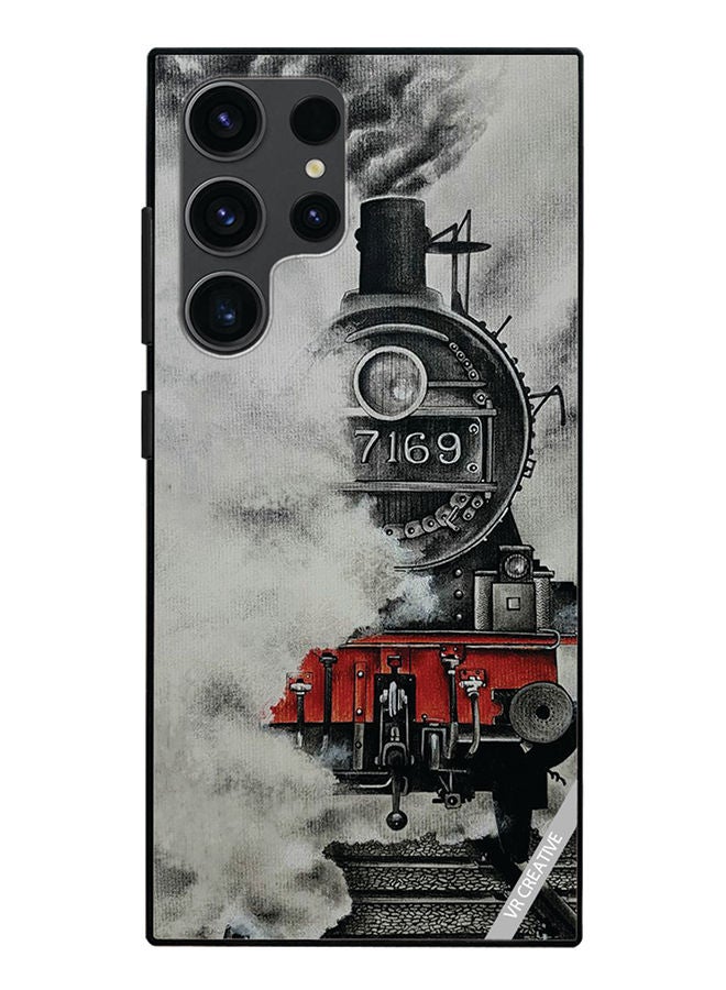 VR CREATIVE Protective Case Cover For Samsung Galaxy S23 Ultra 5G Harry Potter Train Design Multicolour - Image 1