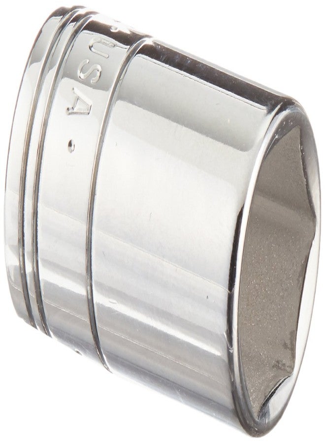 SK Tools USA 3/8" Drive, 6 Point, Shallow, Metric Chrome Socket, 14mm | 314 - Image 1