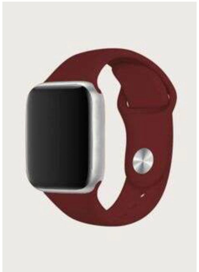 ACLIX Apple Watch Band Replacement Strap For Series 7/6/5/4/3/2/1/SE 42mm/44mm/45mm, wine red