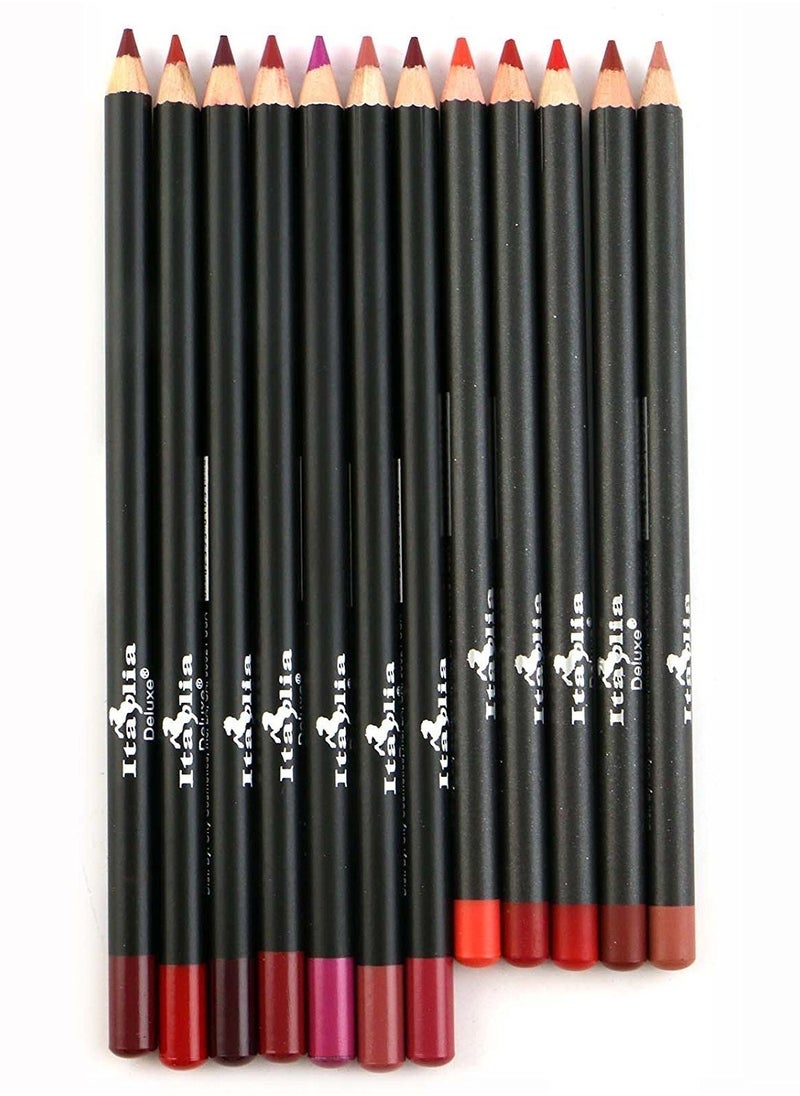 Italia Deluxe 12pc Italia Deluxe Ultra Fine Lip Liner set of 12 color 