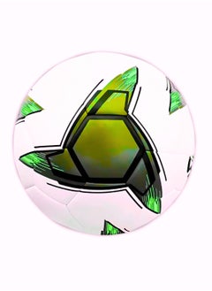 VIO Kids Training Soccer Ball Official Ball Size 5 Durable Machine Stitched Synthetic Football with Reinforced Bladder for All Ages Ideal for Team Games Group Solo Play Training Match Practise Football Matches Competition Suitable for Grass Turf Indoor Surfaces Indoor Outdoor Beginner Professional Gifts for Birthday Boys Girls  - Image 1