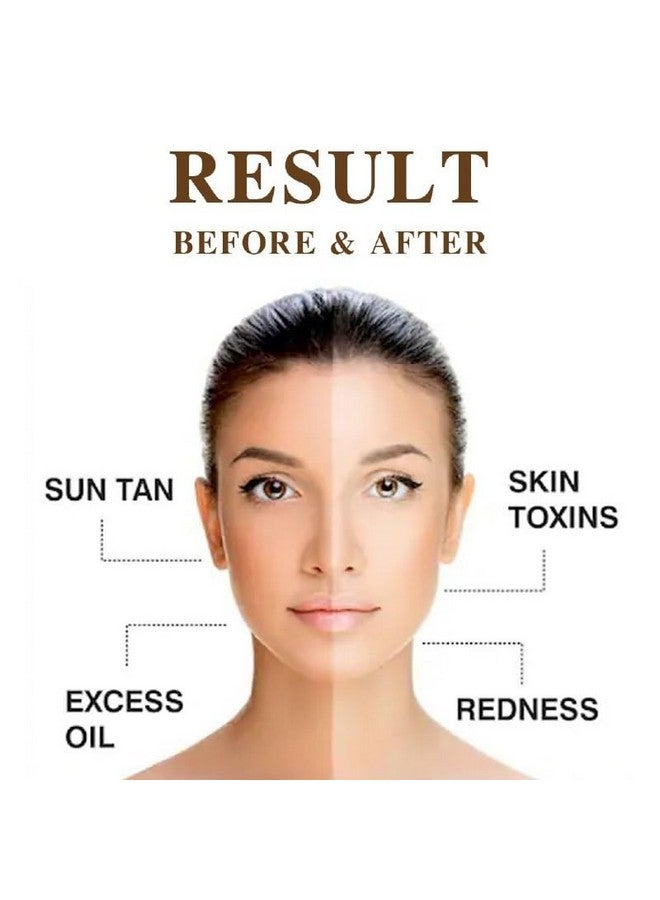 ZILDERO 100% Ayurvedic Face Pack for Fairness,Tanning & Glowing Skin Deep Moisturizing & Glow Enhancing with Rose & Orange,Kashmiri Saffron,Almonds,Multani Mitti Other Ingredient for women & man - Image 4