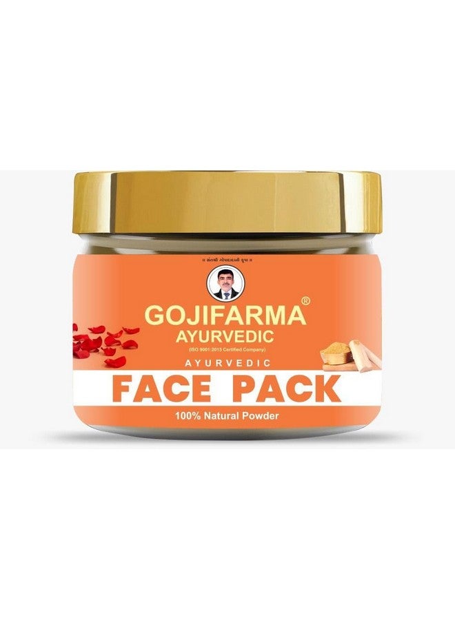 ZILDERO 100% Ayurvedic Face Pack for Fairness,Tanning & Glowing Skin Deep Moisturizing & Glow Enhancing with Rose & Orange,Kashmiri Saffron,Almonds,Multani Mitti Other Ingredient for women & man - Image 1