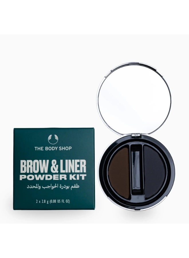 Eyebrow powder and eyeliner set 904
