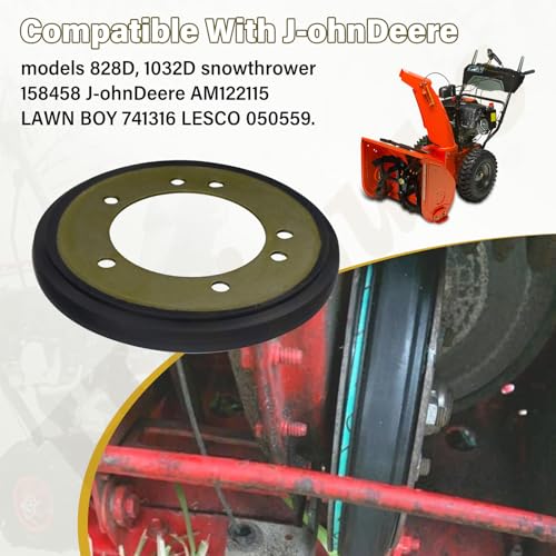 Haiouus Drive Disc 240-394/04743700 Friction Whee for A-riens Most Friction Drive Snowblowers, Stens, Sna-pper, Troy-Bilt Friction Drive Rear Engine Riders 7600135 7600135YP 5-3103 42010 42012 42033 - Image 5
