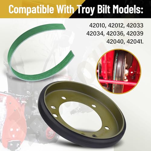 Haiouus Drive Disc 240-394/04743700 Friction Whee for A-riens Most Friction Drive Snowblowers, Stens, Sna-pper, Troy-Bilt Friction Drive Rear Engine Riders 7600135 7600135YP 5-3103 42010 42012 42033 - Image 4