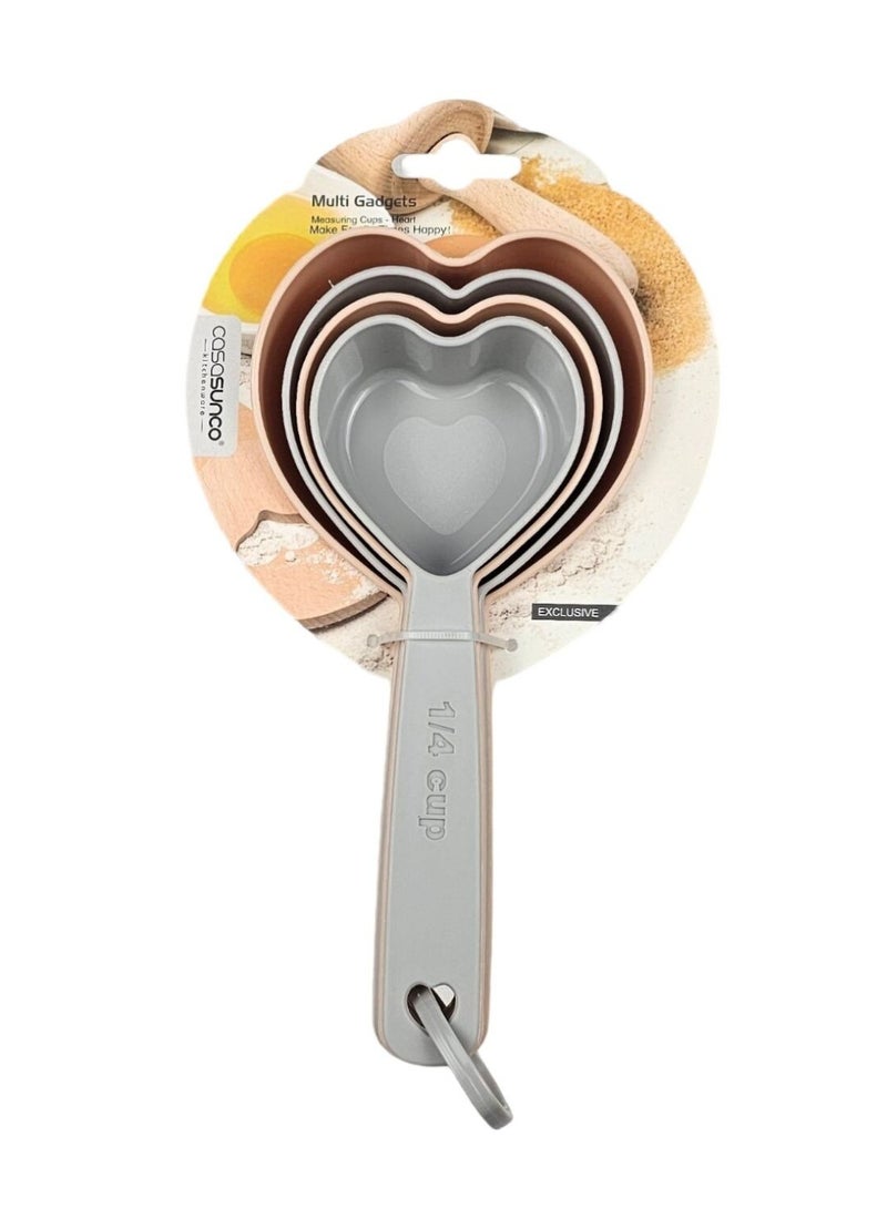 طقم معالق معياريه مكون من 4 قطع -بلاستيك عالى الجوده - Image 1