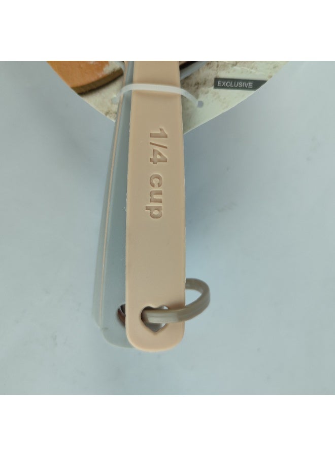 طقم معالق معياريه مكون من 4 قطع -بلاستيك عالى الجوده - Image 5