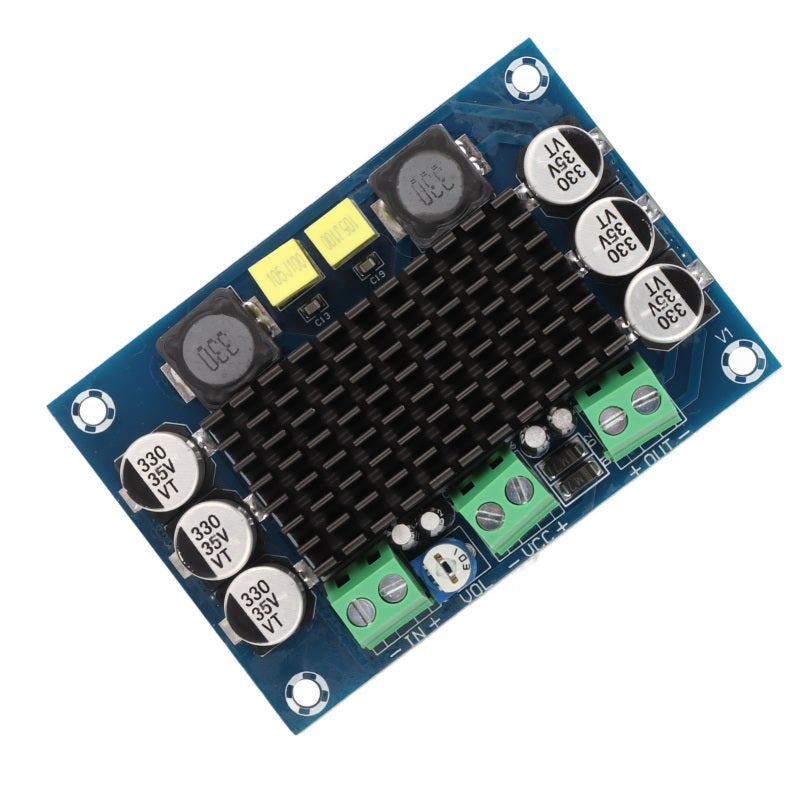 Mono Power Amplifier Board: DC 12-26V 100W 1 Channel - Over 90% Power Efficiency Low Idle Loss 1 Channel Amplifier Module for DIY Sound System, Home Theater, High Power Broadcast - Image 5