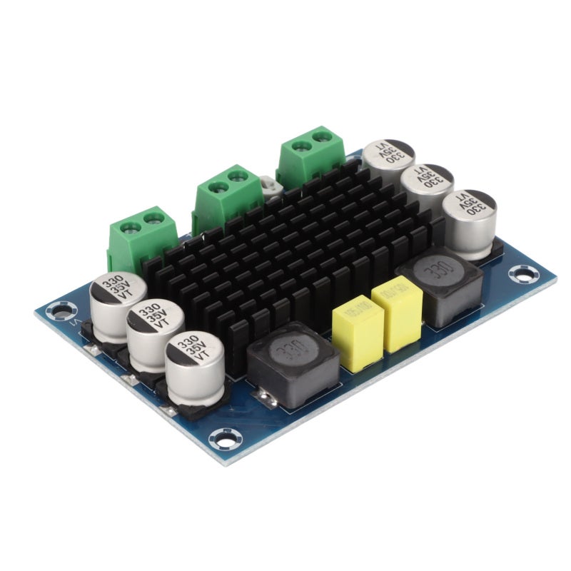 Mono Power Amplifier Board: DC 12-26V 100W 1 Channel - Over 90% Power Efficiency Low Idle Loss 1 Channel Amplifier Module for DIY Sound System, Home Theater, High Power Broadcast - Image 3