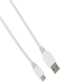 Tronsmart Tronsmart double braided nylon type-c cable 3ft. - white, USB 