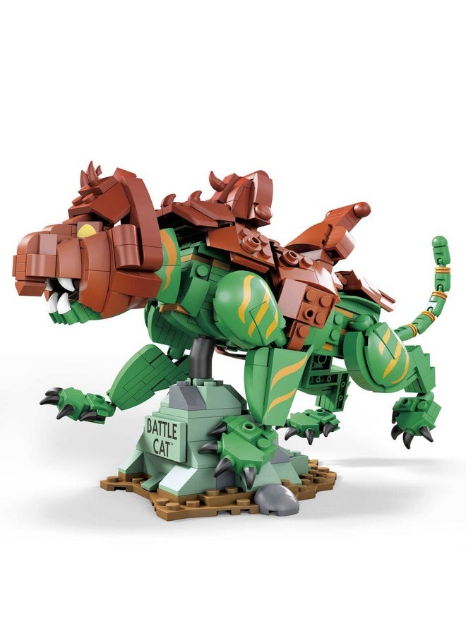 Mega Brands Mega Construx Masters of The Universe Building Toys Set, Battle Cat with 537 Pieces, 10 Inches Long, for Kids  - Image 2