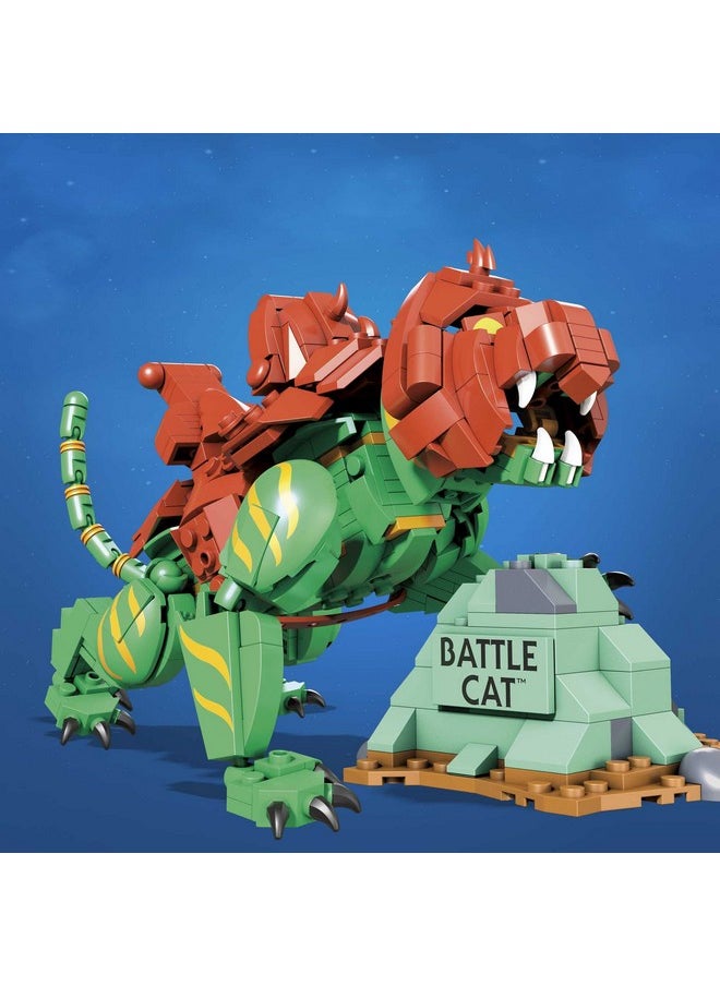 Mega Brands Mega Construx Masters of The Universe Building Toys Set, Battle Cat with 537 Pieces, 10 Inches Long, for Kids  - Image 5