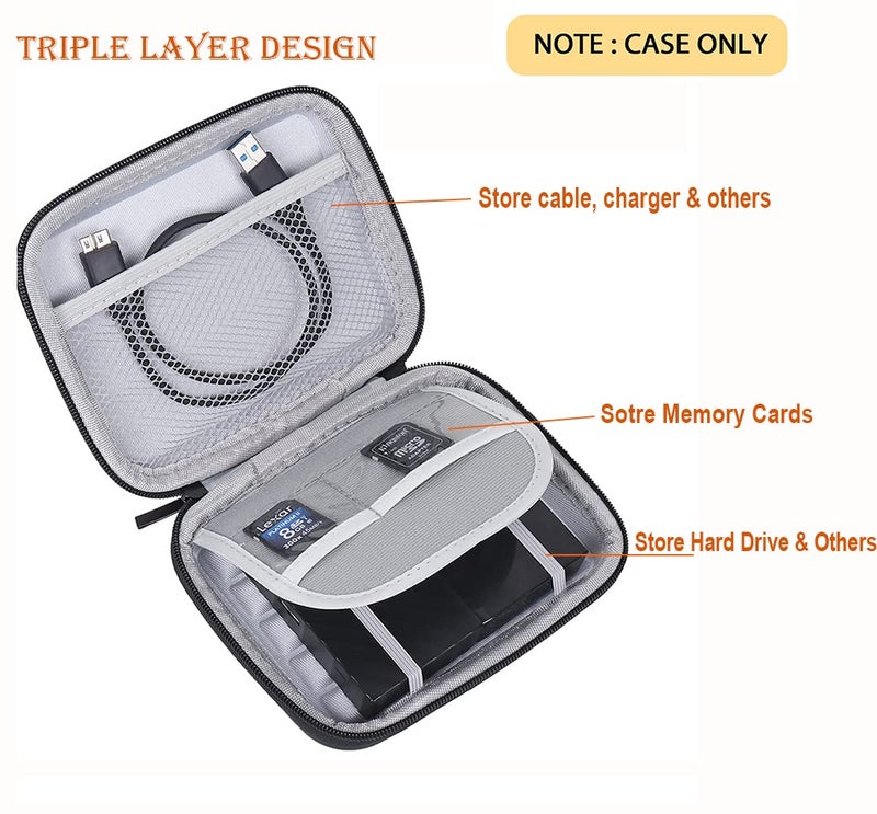 Stealodeal Black Extra Protected 2.5 Inch Hard Disk Case Cover - Image 5