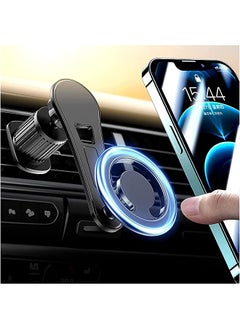 neotimely MagSafe Magnetic Phone Holder Car Mount, Phone Mount Holder for Car Vent Magnetic, Hands Free iPhone Car Holder Mount Fit for iPhone 14 13 12 Pro Plus Max Mini for MagSafe Phone (Black)  - Image 1