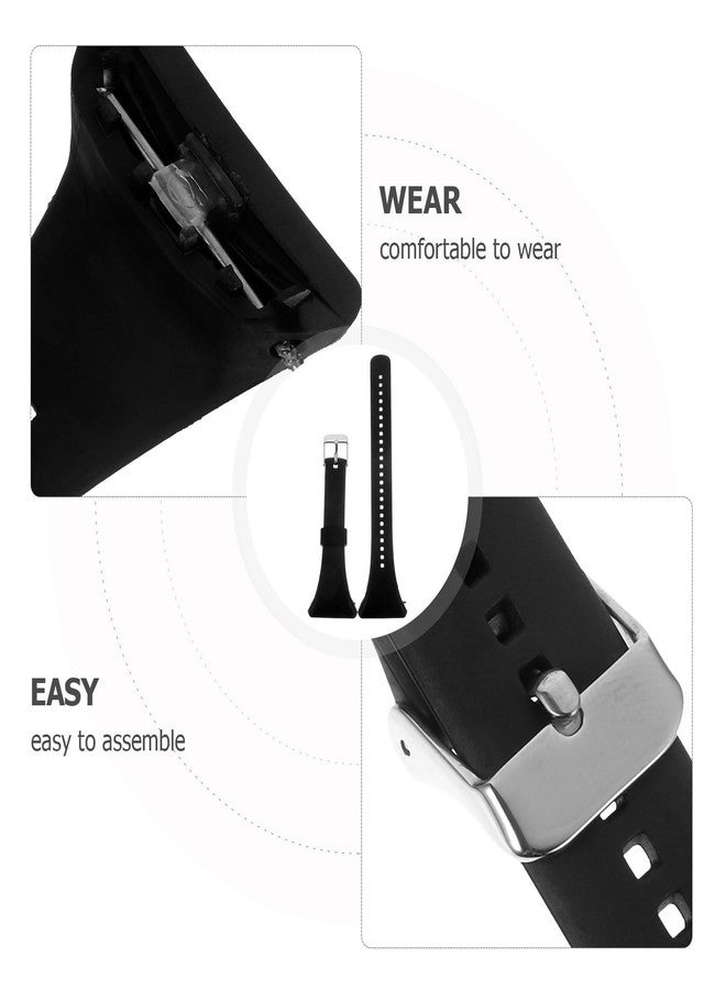 Hemobllo Replacement Watch Band Quick Release - Silicone Waterproof Adjustable - for FT4 FT7 Smartwatch for Men Women - Image 3