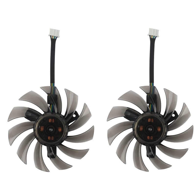 inRobert 75mm GA81S2U DC 12V 0.38A 4Pin Cooler Fan Video Card Fan Replacement for Zotac GTX 970 Dual Fan Graphic Card (DIY Fan) - Image 1