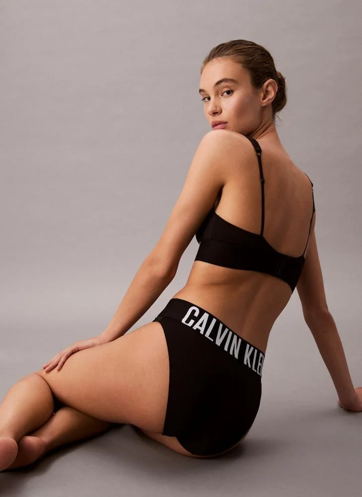 CALVIN KLEIN Logo Band High Waist Bikini