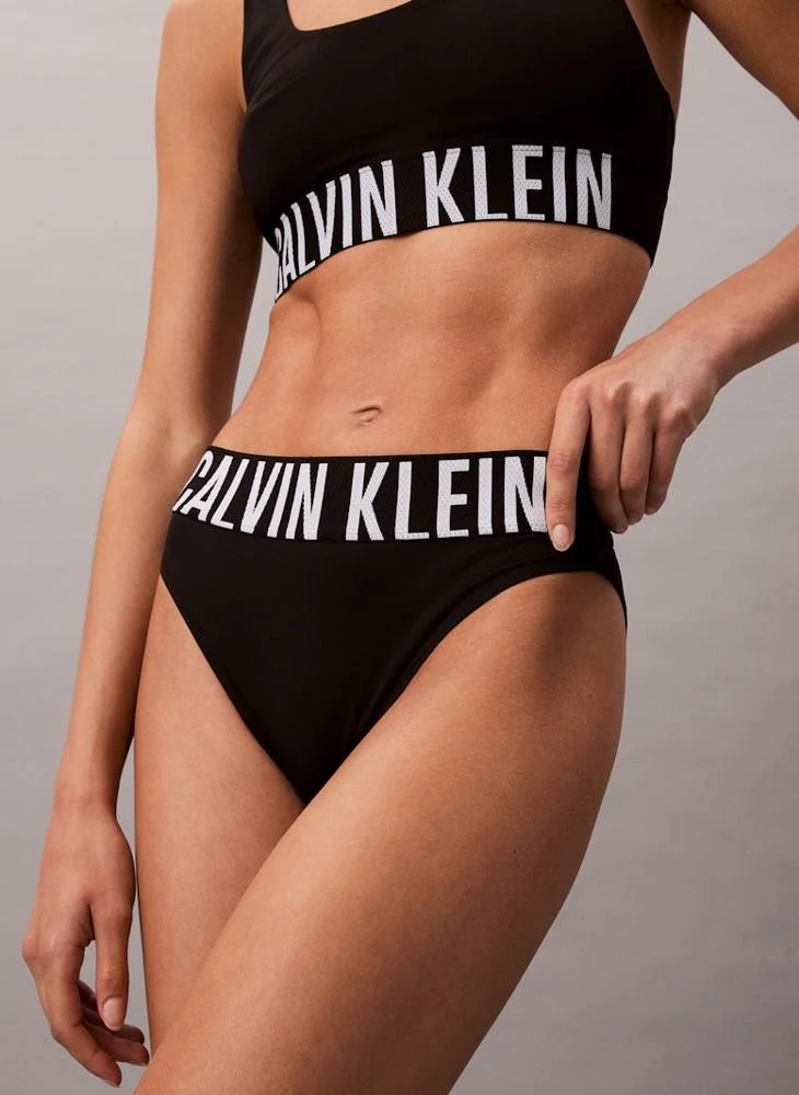 CALVIN KLEIN Logo Band High Waist Bikini