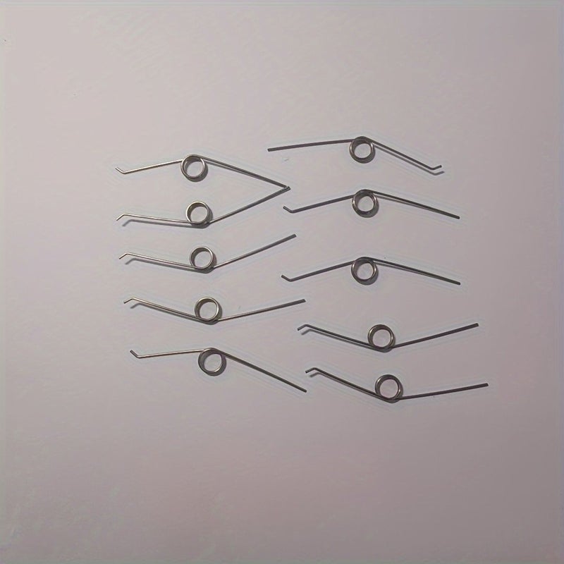10pcs Stainless Steel Trash Can Springs 0.8mm 2.2mm 26mm 31.5mm Lid Closure - Image 3