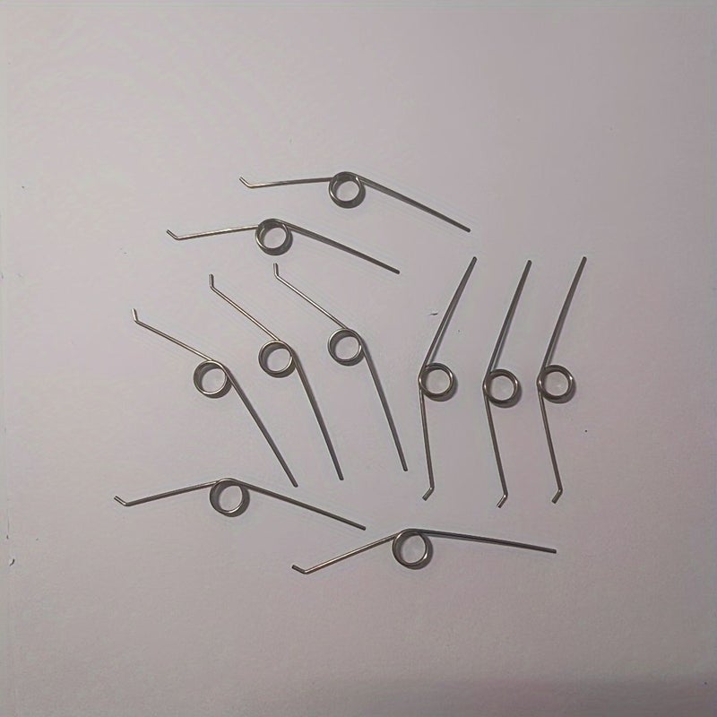 10pcs Stainless Steel Trash Can Springs 0.8mm 2.2mm 26mm 31.5mm Lid Closure - Image 5