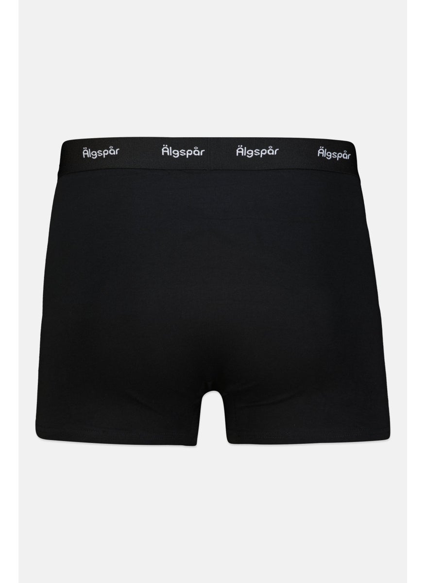 Algspar - Men 3 Pieces Brand Logo Boxer, Grey/Blue/Black - Image 1